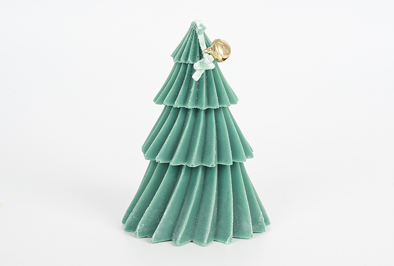 Elegant Tiered Christmas Tree Festival Series Handmade Candle