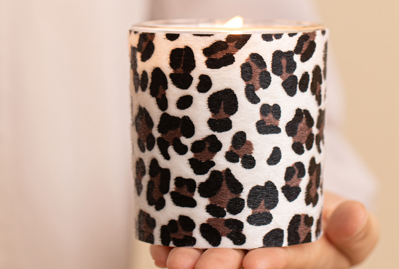 Wild Pattern Decorative Art Candle