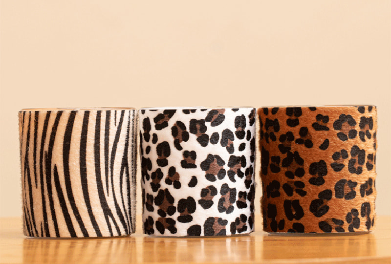 Wild Pattern Decorative Art Candle