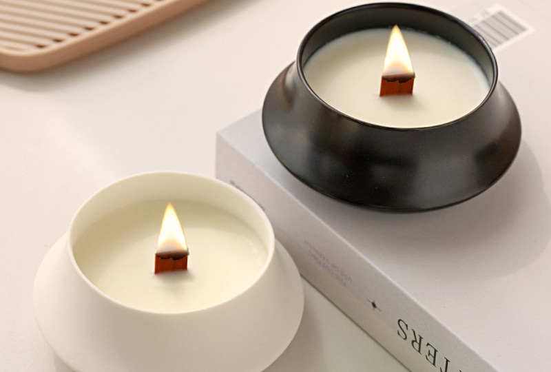 Matte Wide Mouth Single Wick Ceramic Jar Candle