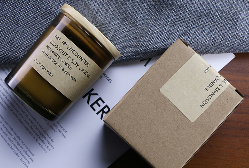 Coconut Soy Wax Lidded Glass Jar Candle