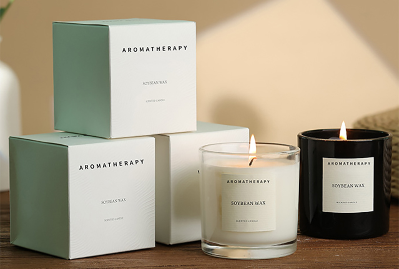 Soybean Wax Aromatherapy Scented Glass Jar Candle