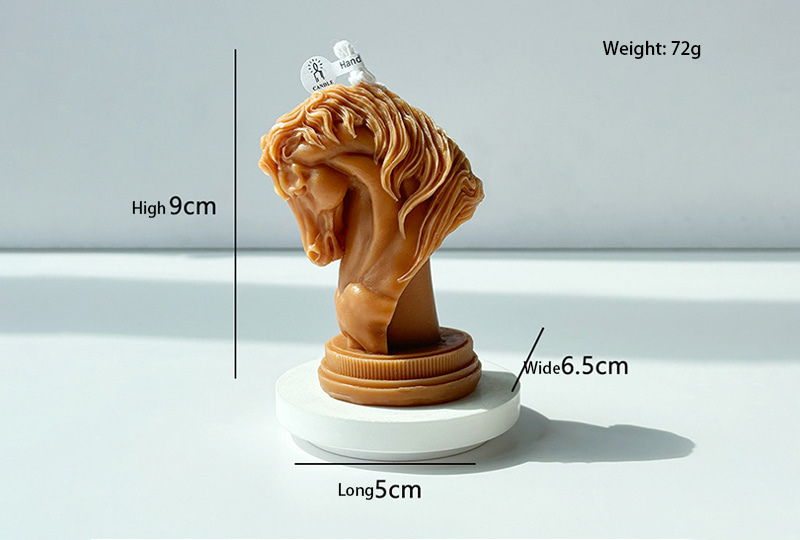 Horse Head Animal Series Handmade Aromatherapy Candle