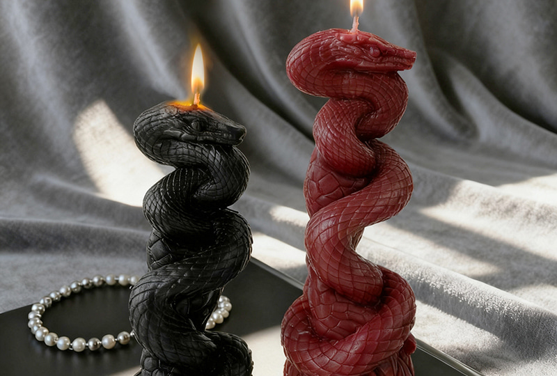 Snake Shaped Animal Series Handmade Aromatherapy Candle