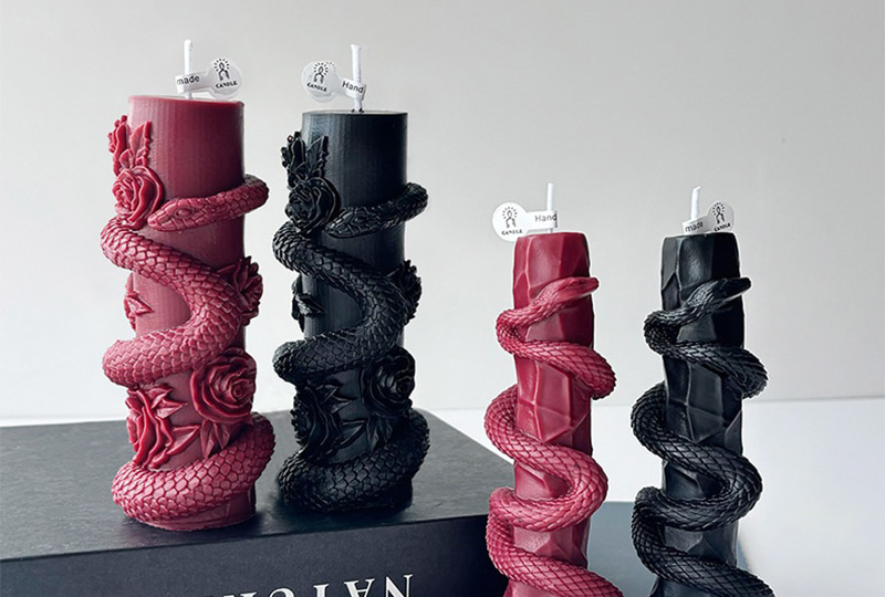 Snake Shaped Animal Series Handmade Aromatherapy Candle