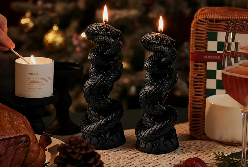 Snake Shaped Animal Series Handmade Aromatherapy Candle