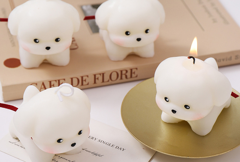 Cute Puppy Animal Series Handmade Candle
