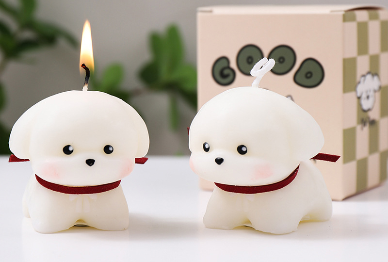 Cute Puppy Animal Series Handmade Candle