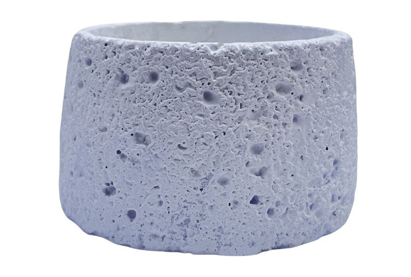 Porous Texture Pastel Cement Jar Candle