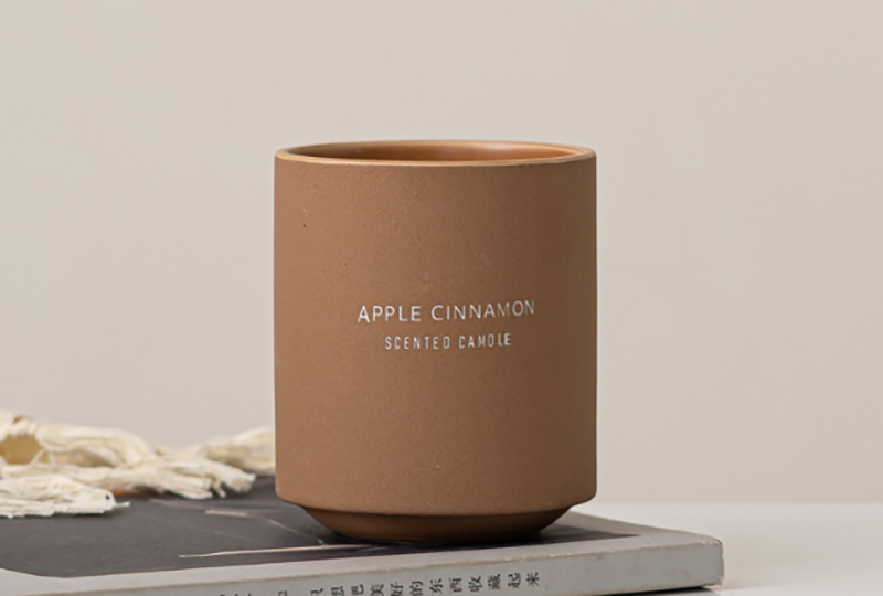 Minimalist Matte Ceramic Jar Candle