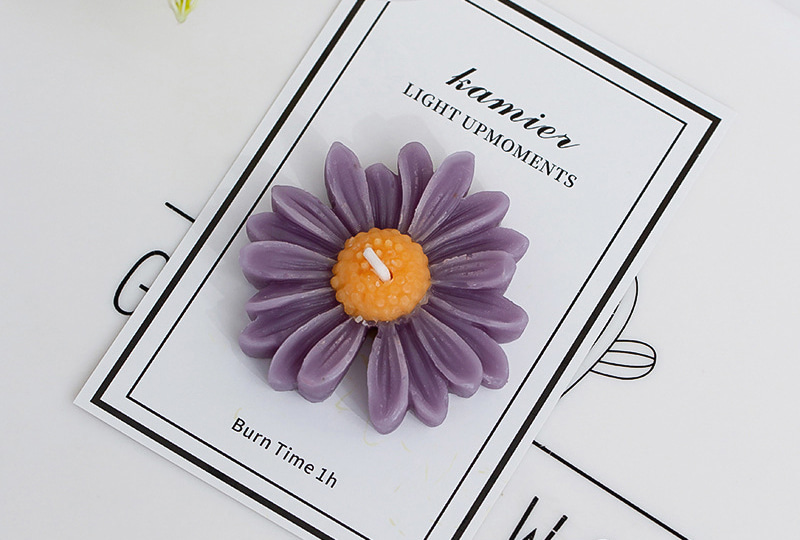 Daisy Shaped Flower Series Handmade Candle