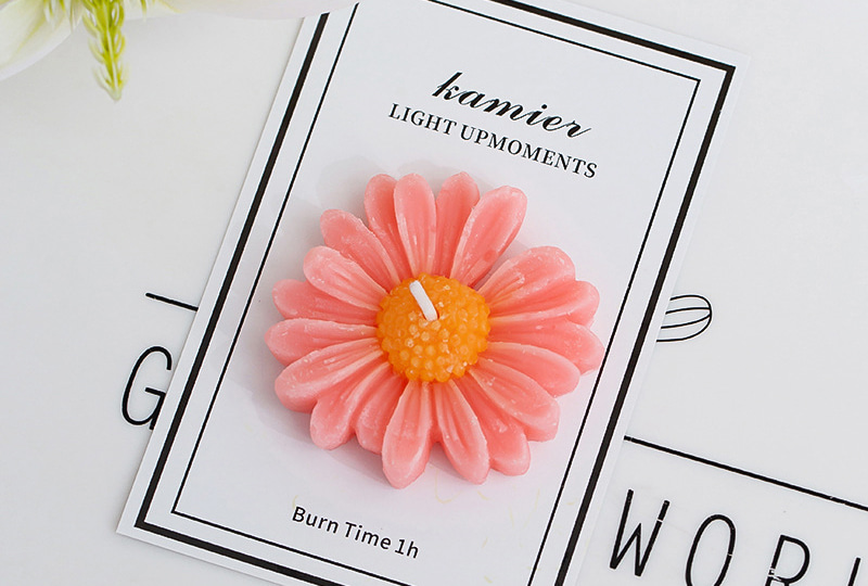 Daisy Shaped Flower Series Handmade Candle