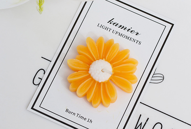 Daisy Shaped Flower Series Handmade Candle