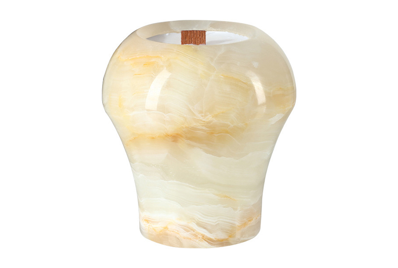 Natural Stone Texture Marble Jar Candle