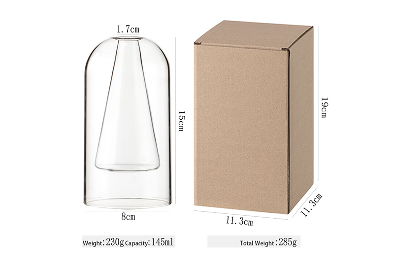 Decorative Glass Cloche Aromatherapy Diffuser Bottle