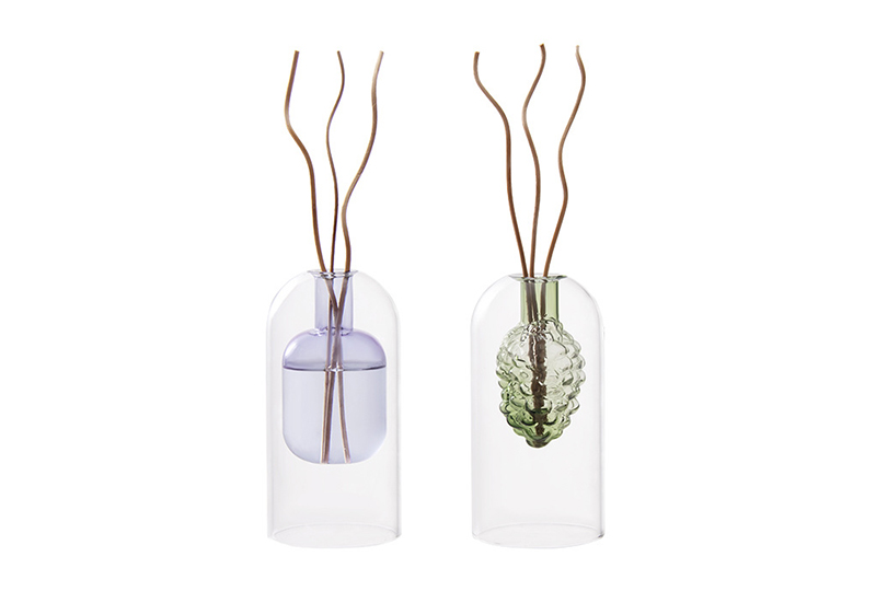 Decorative Glass Cloche Aromatherapy Diffuser Bottle