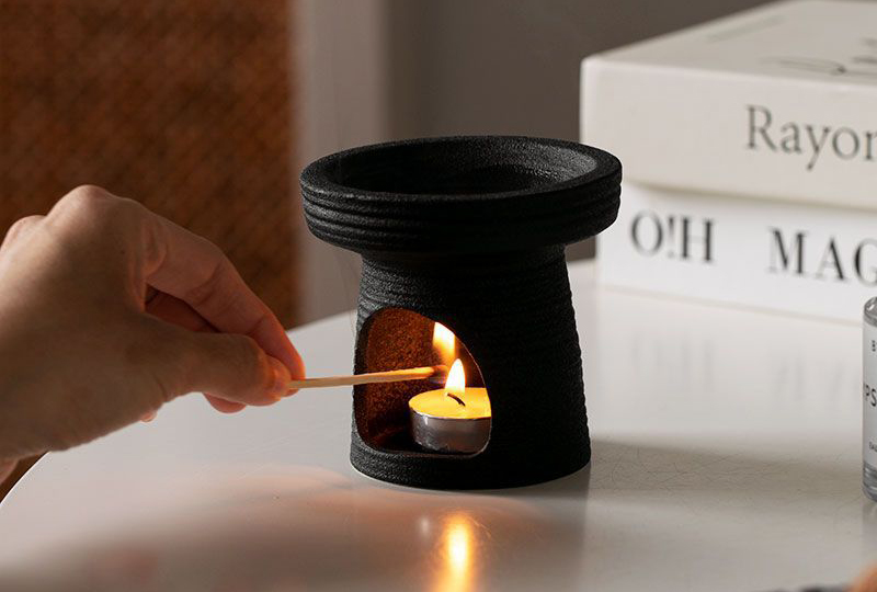 Ceramic Tealight Aromatherapy Incense Burner
