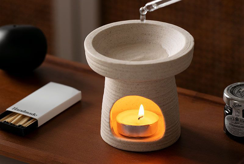 Ceramic Tealight Aromatherapy Incense Burner
