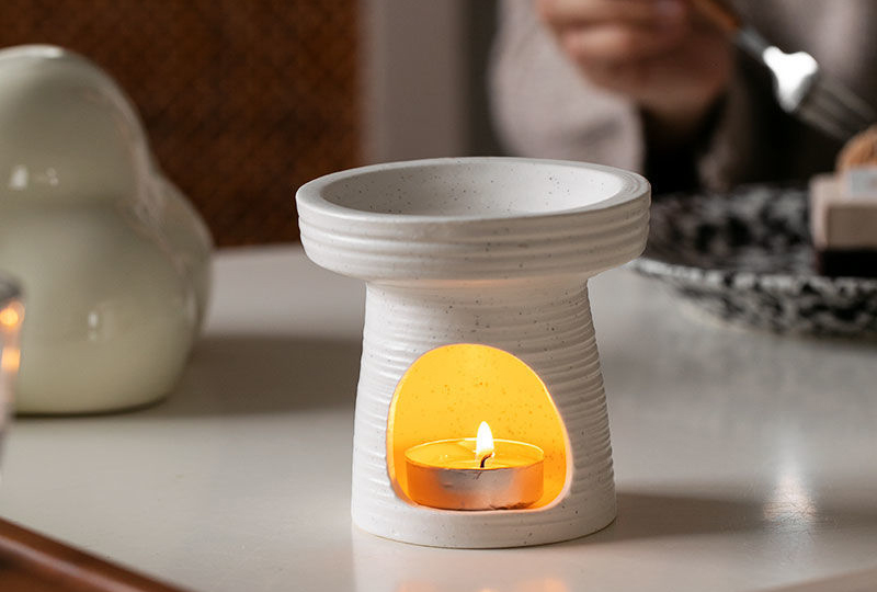 Ceramic Tealight Aromatherapy Incense Burner