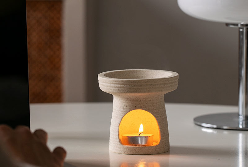 Ceramic Tealight Aromatherapy Incense Burner