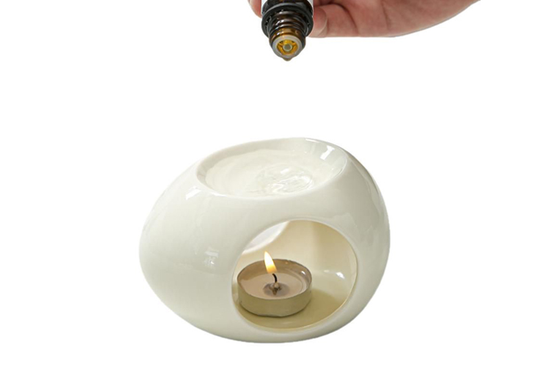 Minimalist Ceramic Tealight Incense Burner