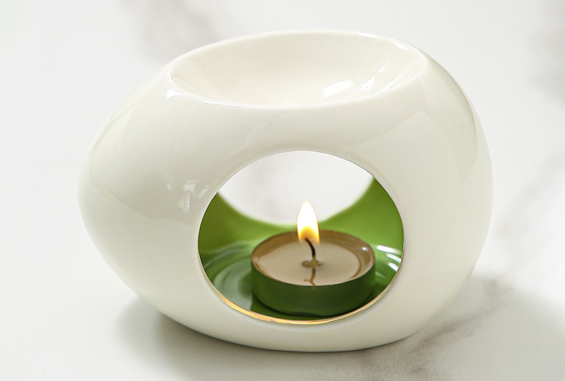 Minimalist Ceramic Tealight Incense Burner