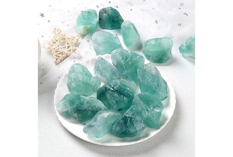 Natural Green Fluorite Crystal Incense Burner