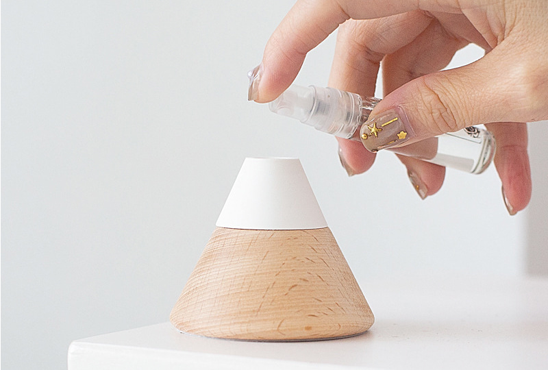 Minimalist Diatomaceous Earth Incense Burner Diffuser