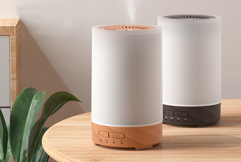 Compact LED Aromatherapy Plug-in Diffuser Humidifier