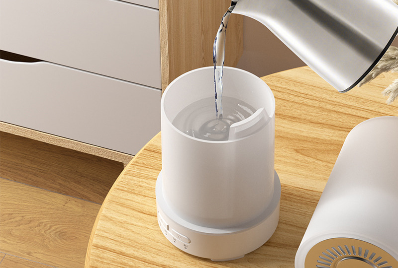 Compact LED Aromatherapy Plug-in Diffuser Humidifier
