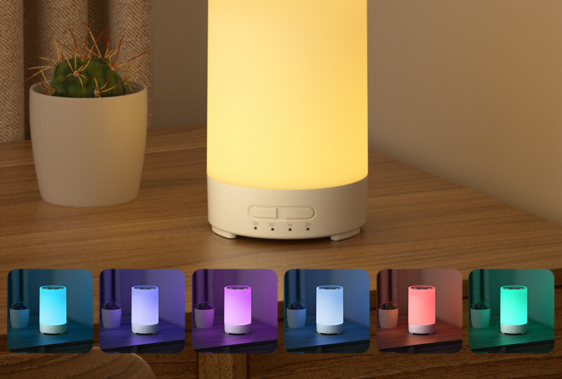 Compact LED Aromatherapy Plug-in Diffuser Humidifier
