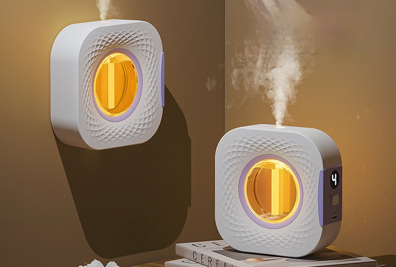 Wall-Mounted Smart Ultrasonic Diffusers with Night Light