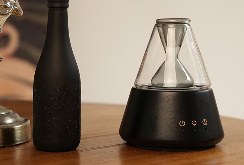Flame Effect Glass Ultrasonic Diffusers Humidifier