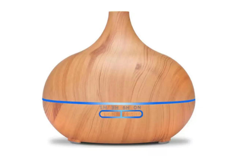 Wood Grain 550ML Ultrasonic Diffusers Humidifier