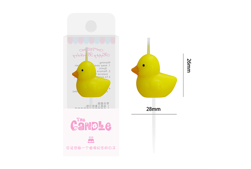 Cute Yellow Duck Animal Series Handmade Candle
