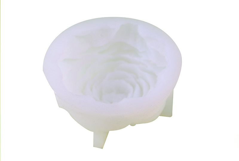 Full-Bloom Rose Face Silicone Candle Mold