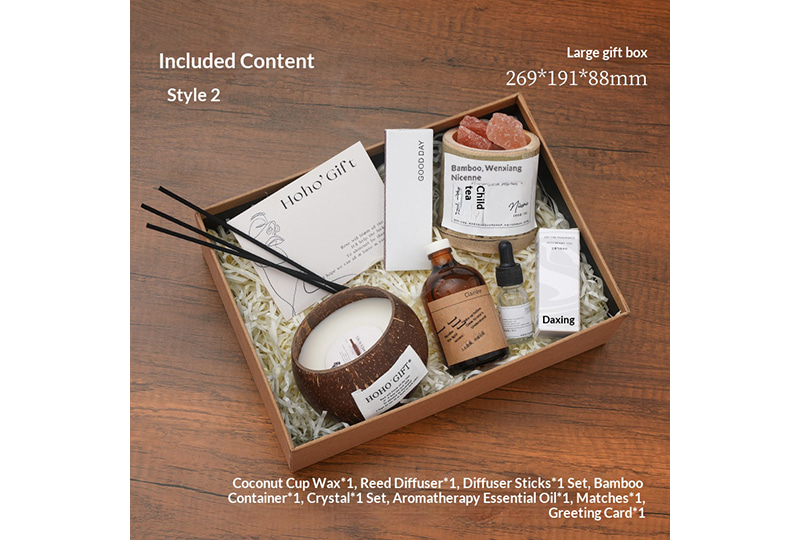 Natural Lifestyle Aromatherapy Reed Diffuser Gift Set