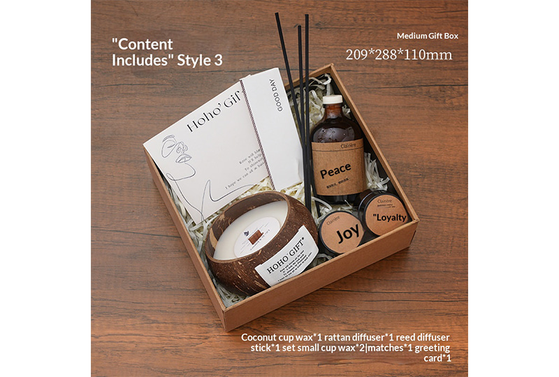 Natural Lifestyle Aromatherapy Reed Diffuser Gift Set
