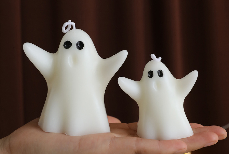 Halloween Ghost & Pumpkin Festival Series Handmade Candle