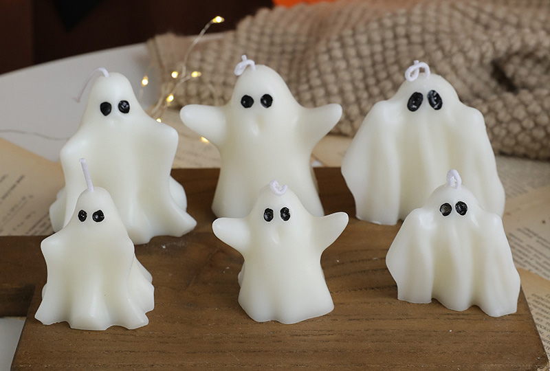 Halloween Ghost & Pumpkin Festival Series Handmade Candle