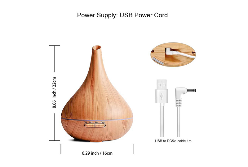 Wood Grain Ultrasonic Diffuser