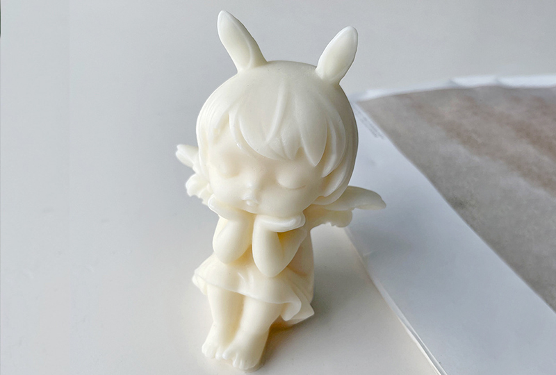 Angel Rabbit-Ear Figure Silicone Candle Mold