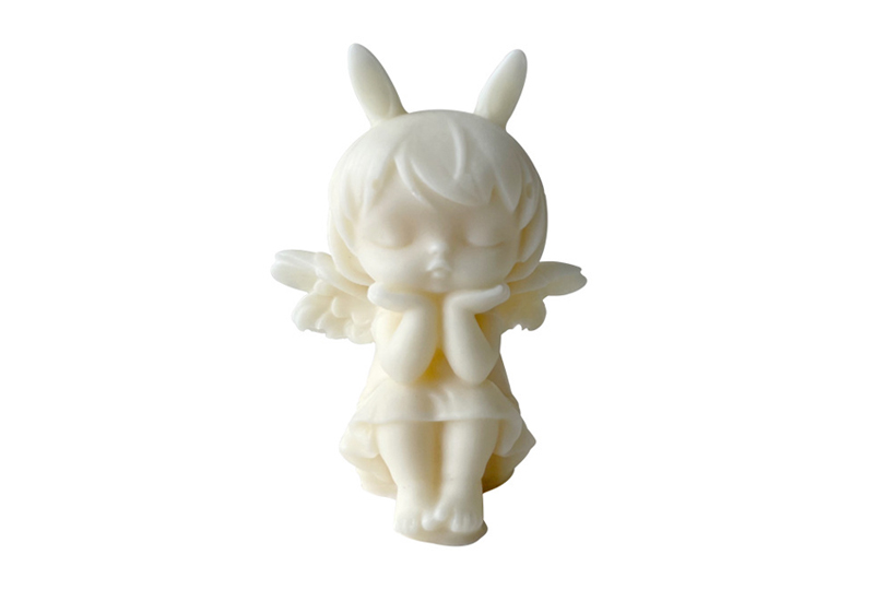Angel Rabbit-Ear Figure Silicone Candle Mold