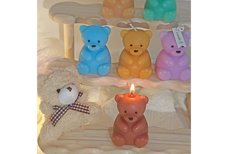 Jelly-Tone Teddy Bear Animal Series Handmade Candle