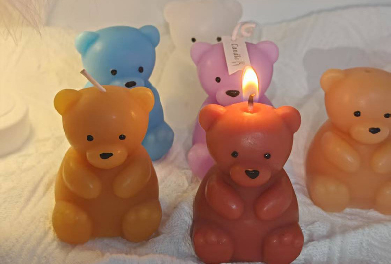Jelly-Tone Teddy Bear Animal Series Handmade Candle