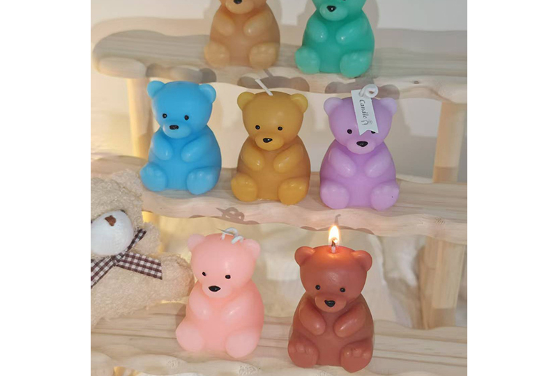 Jelly-Tone Teddy Bear Animal Series Handmade Candle