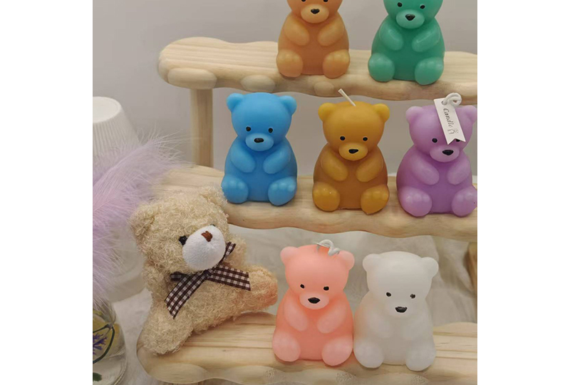 Jelly-Tone Teddy Bear Animal Series Handmade Candle