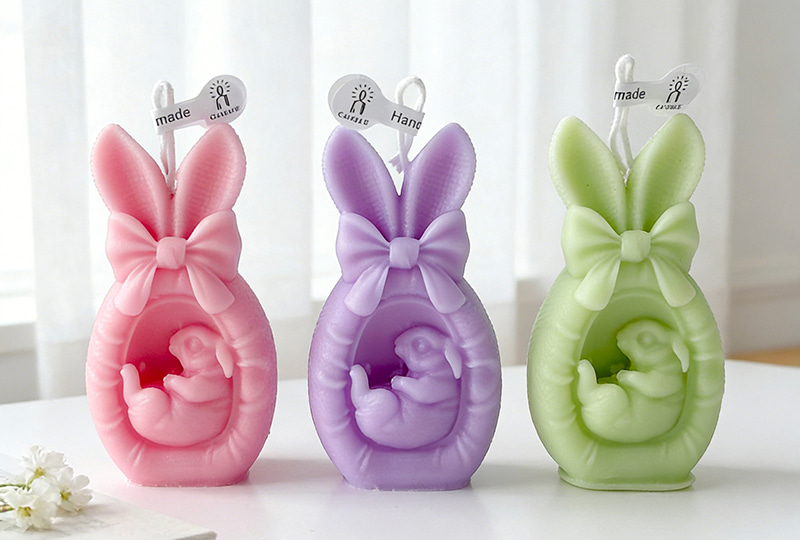 Easter Bunny Egg Festival Series Handmade Candle