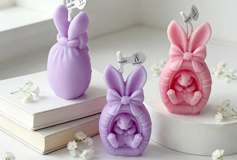 Easter Bunny Egg Festival Series Handmade Candle
