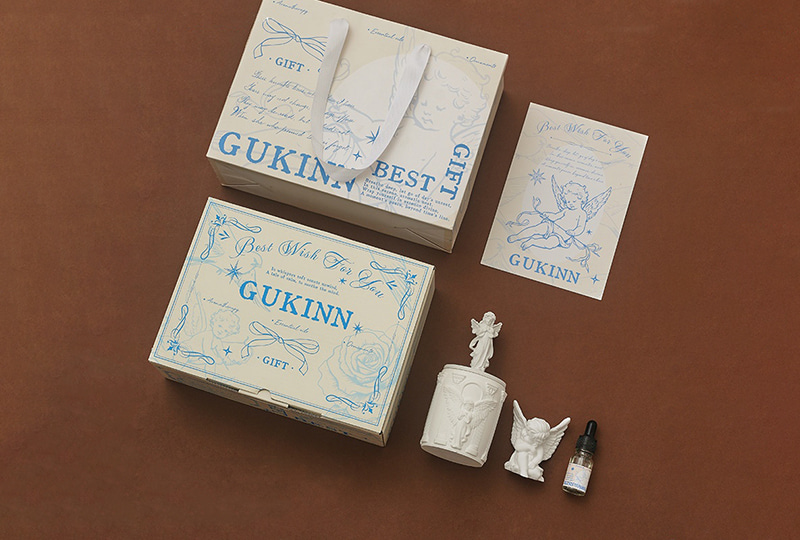 French Baroque Angel Aesthetic Candle Set